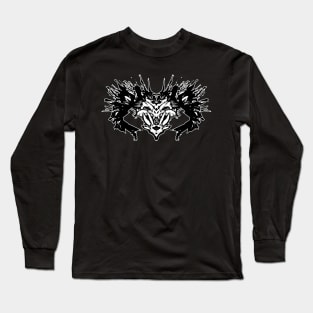 Demon head - outline Long Sleeve T-Shirt